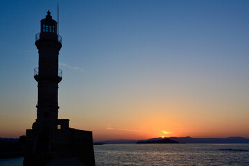 Chania sunset, Crete
