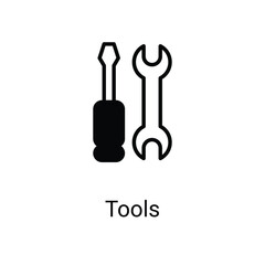 tools Icons design stock illustration.