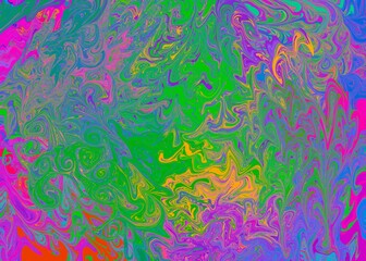 Abstract Background Colorfull chaos