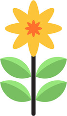 Fototapeta na wymiar Flower Element Illustration Vector
