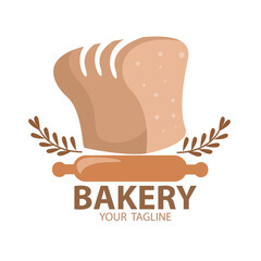 Cooking bread chef bakery logo