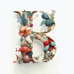 A letter logo abstract floral ocean design combines a company's initials with nature-inspired elements for a modern, professional look that evokes sophistication and creativity.
