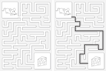 Easy little mouse maze