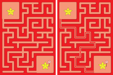 Easy little star maze