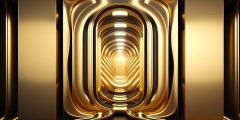 Gold Vault, Immersive Golden Vault Art To Discover and Unlock Your Wealth With Exclusive Masterpieces, AI, Générative, AI Générative