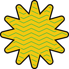 Retro Geometric Shape Vector