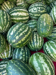 a lot of watermelons berry food vitamins healthy nutrition as a background