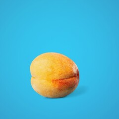 Fresh ripe tasty sweet peach fruit