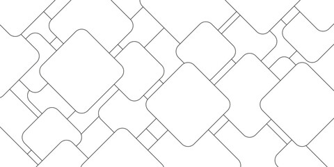 Abstract white geometrical vector background with lines, modern and seamless geometric background with squares and black and white lines, technology modern background with geometrical shapes.	