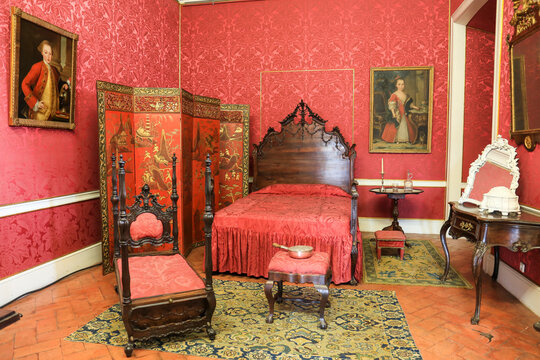 Bedroom of the Palace-Convent and Royal building of Mafra