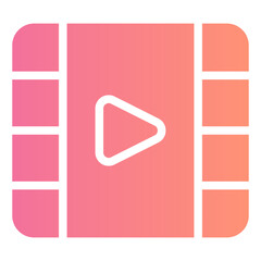 video gradient icon