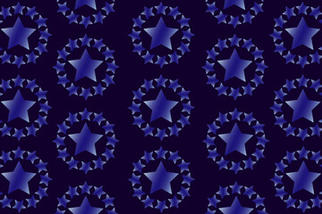 Abstract vector background with stars in shiny gradient colors	