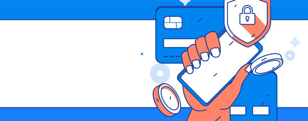 Internet finance and wealth management investment flat vector concept operation hand drawn illustration
