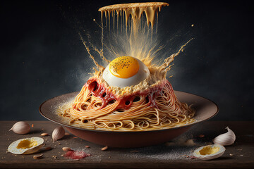 Delicious carbonara, generative ai