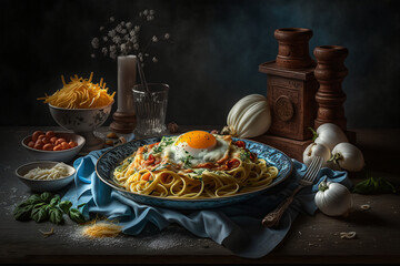 Delicious carbonara, generative ai