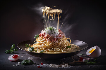 Delicious carbonara, generative ai
