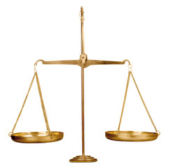 Gold justice Scale, Law concept