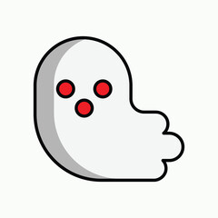 Halloween set line icon. Pumpkin, Ghost, Bat, Grave, Vampire, Amazing Castle Black Icon for October 31 celebration. Spooky horror outline pictogram. Editable stroke. Vector illustration. ghost