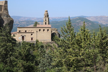 Santa Maria Assunta Church in Laurenzana, Province of Potenza, Basilicata Region, Southern Italy. 