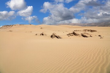 Fototapeta na wymiar Taboga Dunes in Morocco