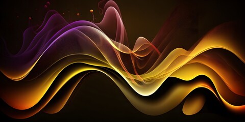 abstract smooth wavy created using AI Generative Technology