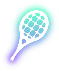 Set of Sport icon neon