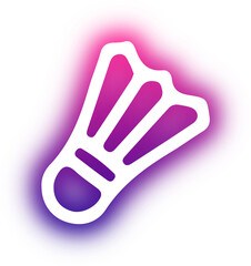 Set of Sport icon neon