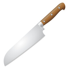 Santoku Knife vector Object Illustration