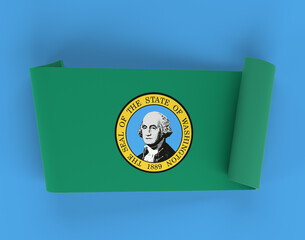 Washington Ribbon Banner