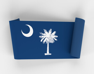  South Carolina Ribbon Banner