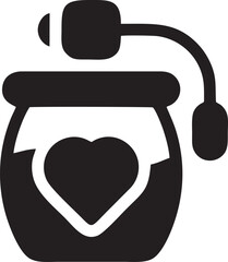 Love icon symbol vector image. Illustration of the valentine day symbol. EPS 10