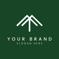 Simple Initial Letter T Logo., Usable for Business and Branding Logos.