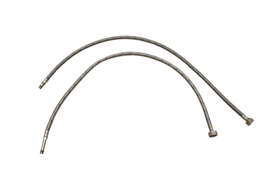 flexible metal hoses for the faucet,Reinforced metal hoses with flexible connection to the faucet isolated