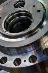 Engineered metal block with holes