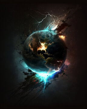earth in space