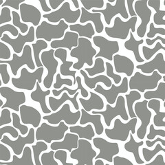 Vector pattern, repeating camouflage in monochrome styles, pattern is clean for fabric, printing, wallpaper. Pattern is on swatches panel