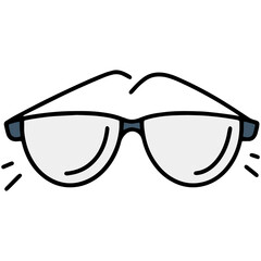 Fototapeta premium Glasses linear icon