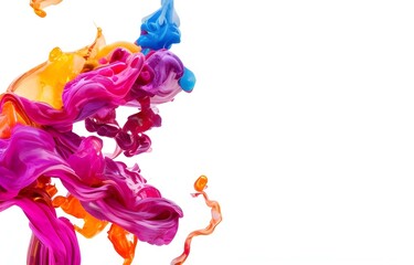 Fototapeta premium Abstract Colorful Splash Water Wallpaper created with Generative AI technology
