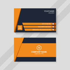 dark creative business card design template