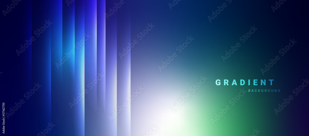 Poster Blur gradient background glowing light effect.Vector illustration.