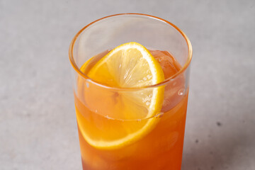 Korean food dish Lemon Tea