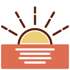 Sunset Icon