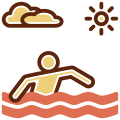 Swimming Icon
