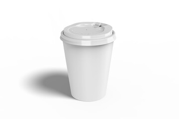 High Angle View of Paper Cup