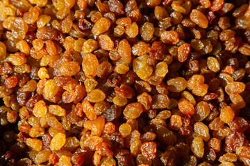 background of raisins