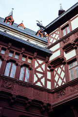 Schloss Wernigerode Innenhof Fassade