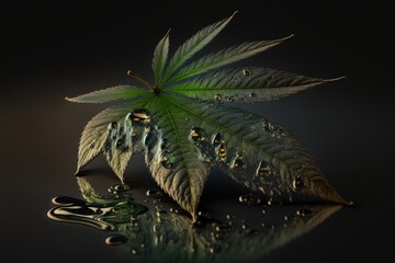 Hemp Cannabis Sativa Marijuana, CBD, THC, Cannabinoids, medicinal hemp, GENERATIVE AI