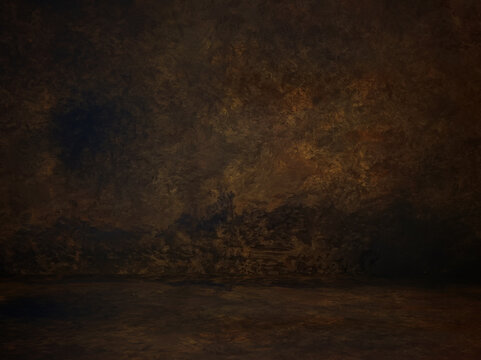background studio portrait. vintage brown backdrops for photo montages. vintage paper with space for text ,image, decoration, advertisement. 