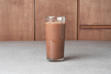 Korean food dishs choco latte