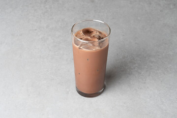 Korean food dishs choco latte